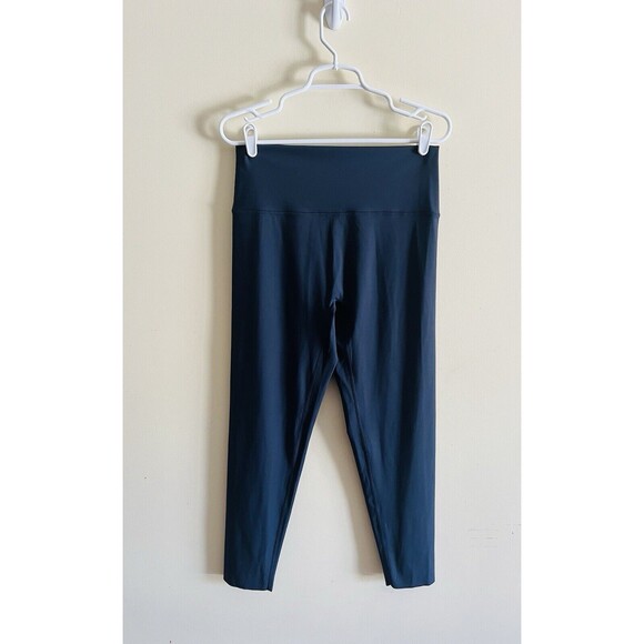 Aerie Offline Goals Leggings Size XL 7/8 Hi-Rise Stretch Navy Blue NWT - Picture 2 of 3